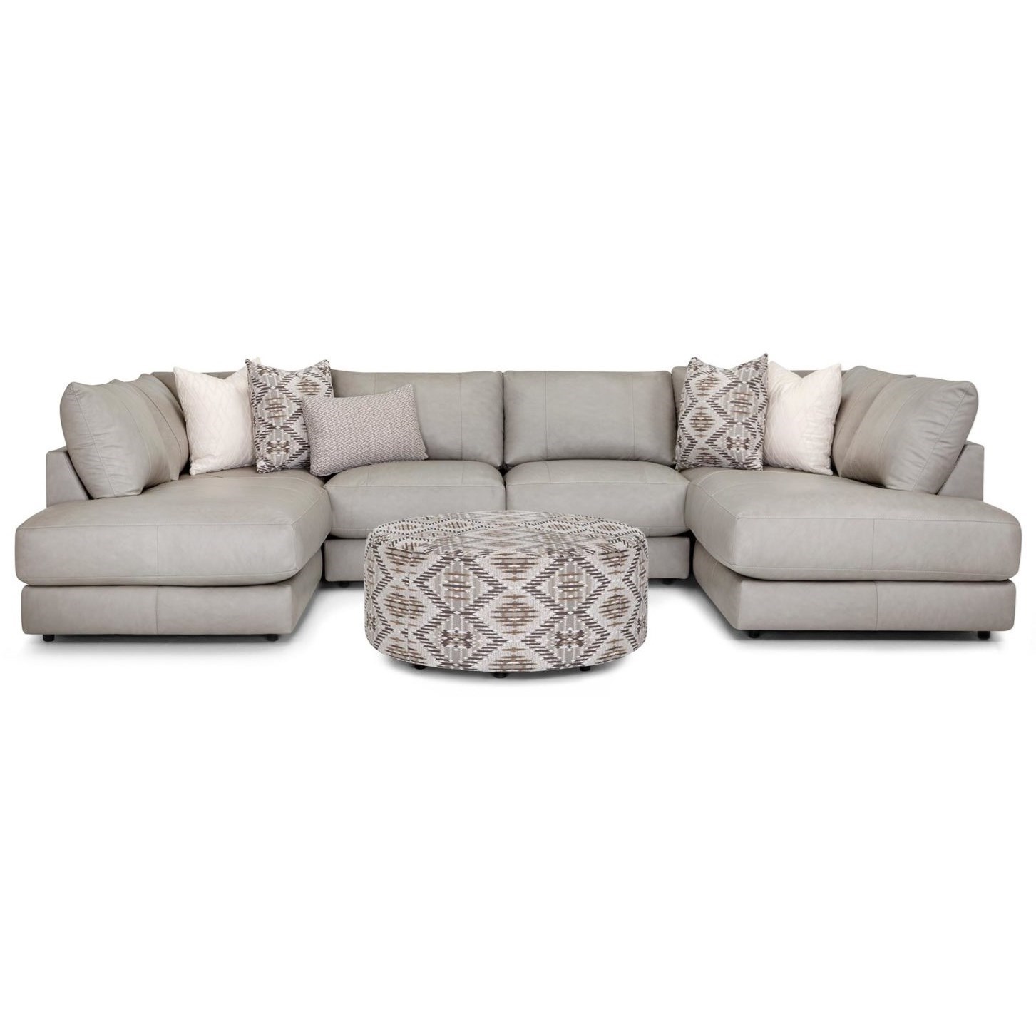 Franklin Gemma Contemporary UShaped Sectional Find Your Furniture